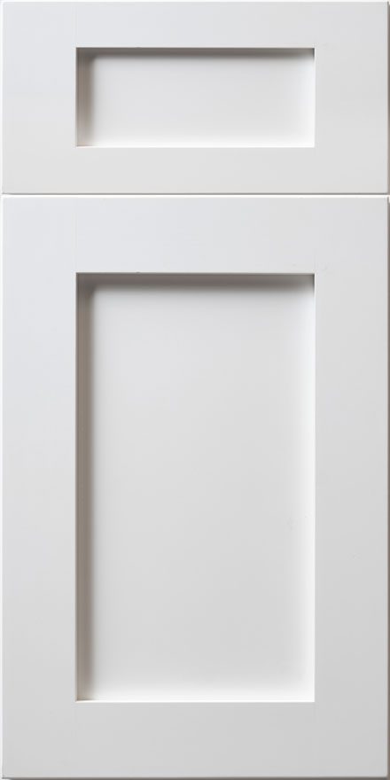 Hudson In Frosty White - Massachusetts Cabinets