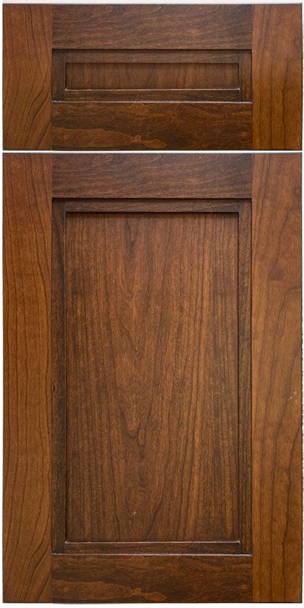 Immanuel In Walnut Brown - Massachusetts Cabinets