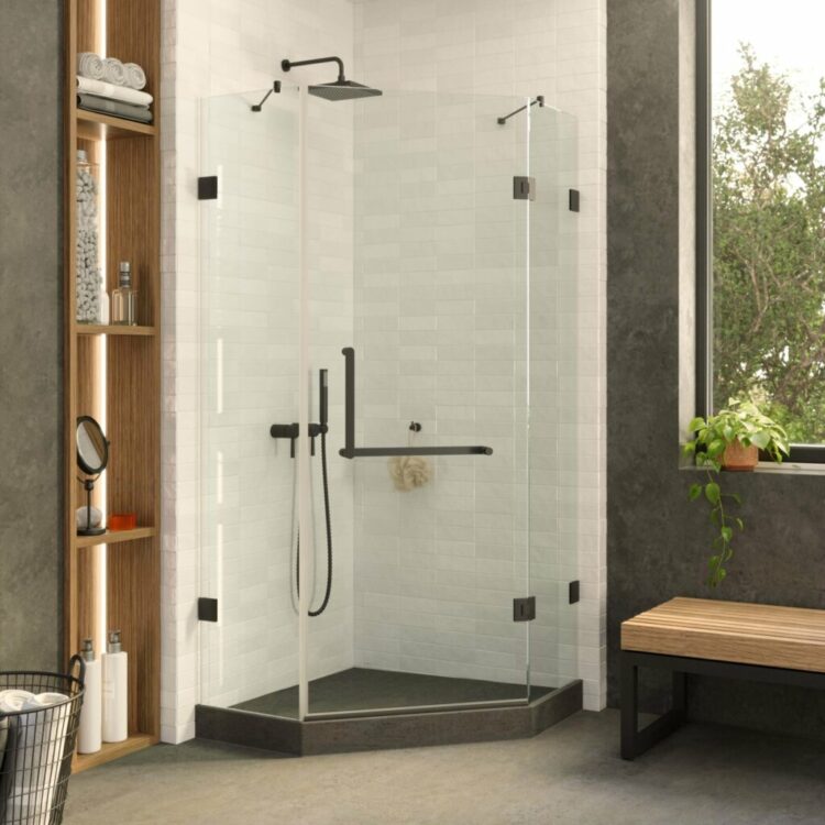 Fine Fixtures 0002 Shower Doors 009 SENA1 Black scaled 1024x1024 1