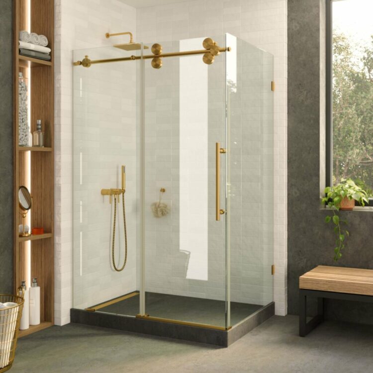 Fine Fixtures 0002 Shower Doors 010 SER1 Brass scaled 1024x1024 1