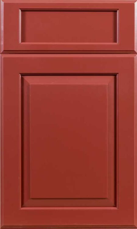 Full Overlay Red Tedd Wood Cabinetry Design
