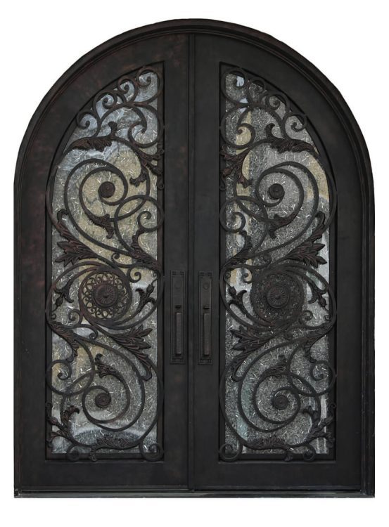 09 wrought iron exterior door 0