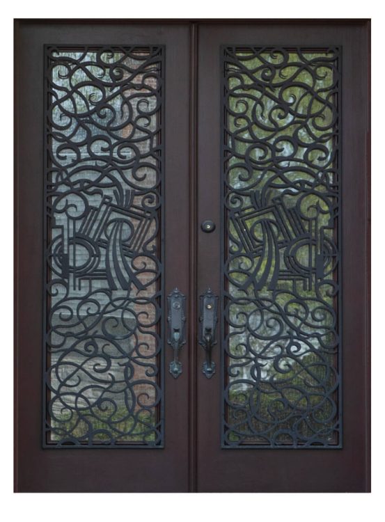 17 wrought iron exterior door 0