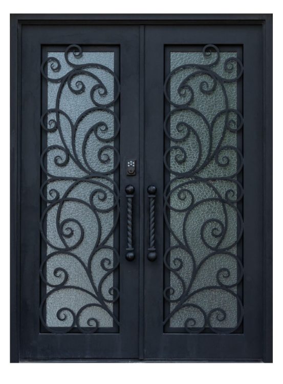 19 wrought iron exterior door 0