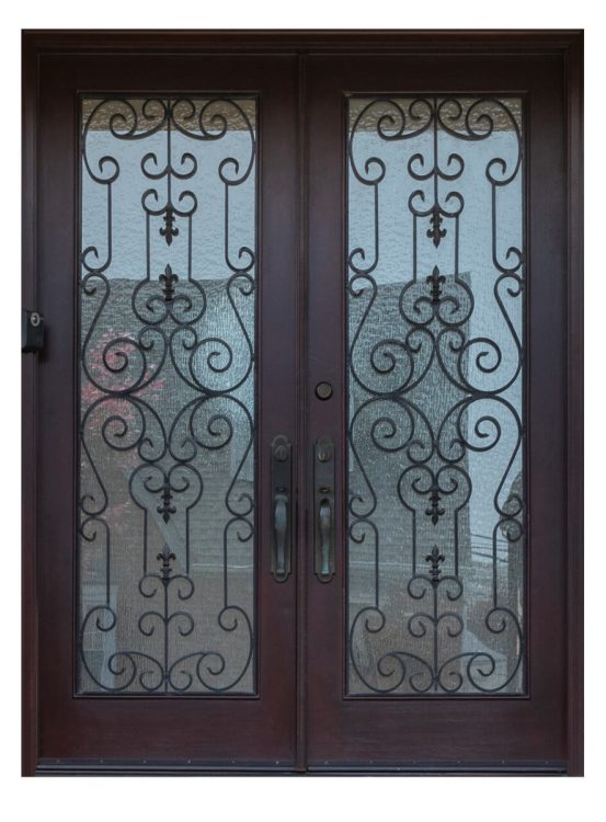 27 wrought iron exterior door 0