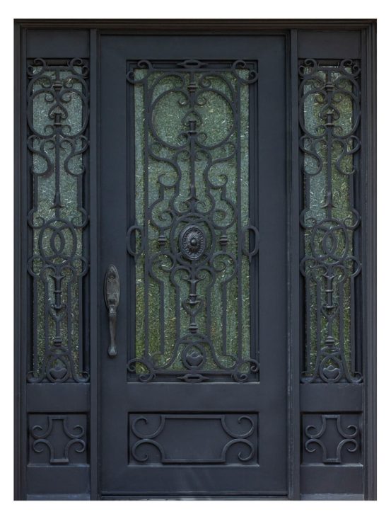 29 wrought iron exterior door 0