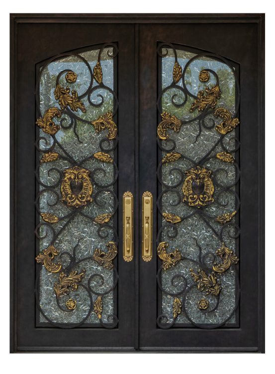 33 wrought iron exterior door 0