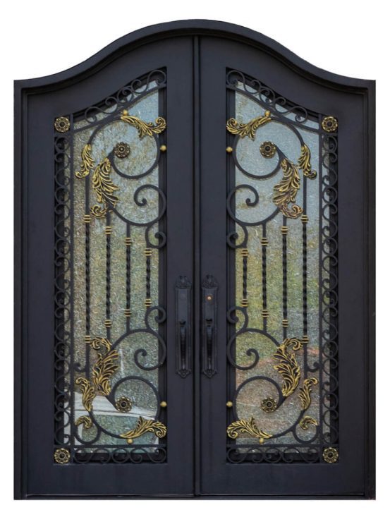 36 wrought iron exterior door 0