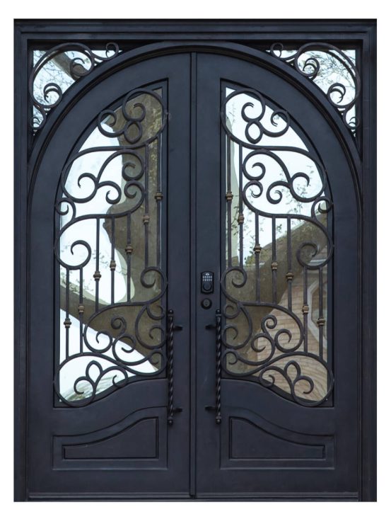 46 wrought iron exterior door 0