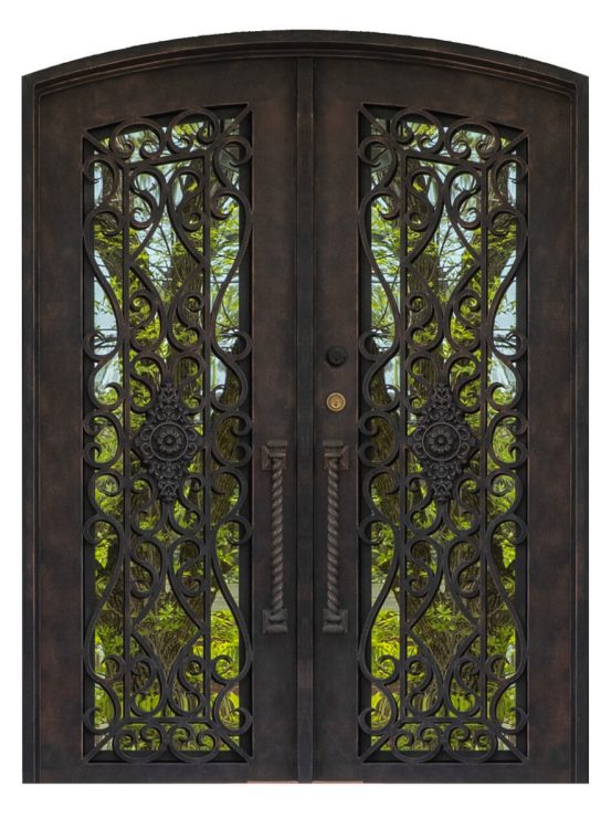 48 wrought iron exterior door 0