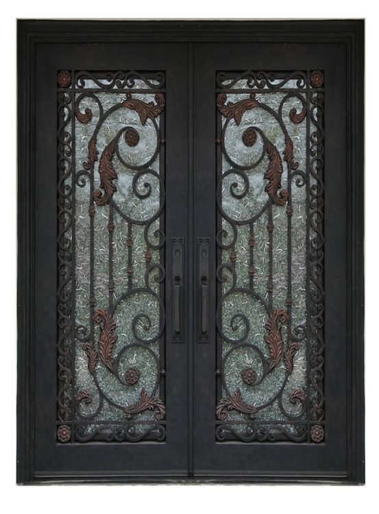 6 wrought iron exterior door 0