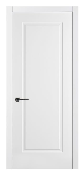 nova 1 panel soft white laminated traditional interior door 0