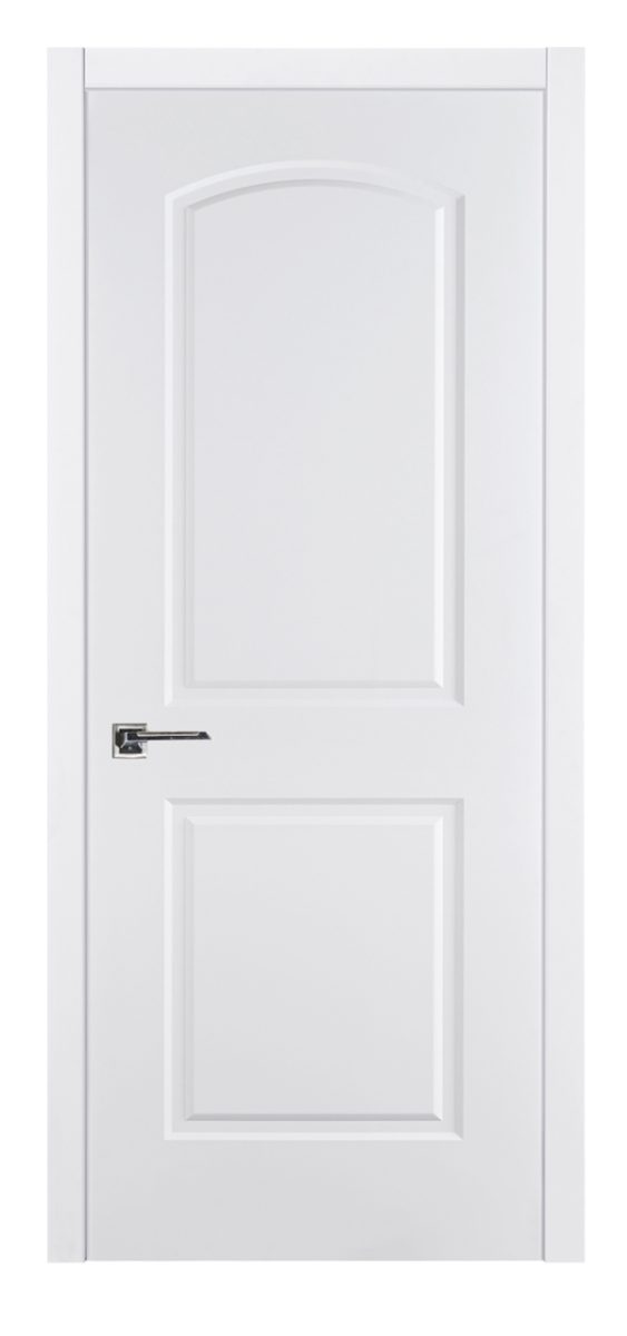 2 Panel Arched Soft White - Laminated series