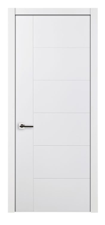 nova groove soft white laminated traditional interior door 0