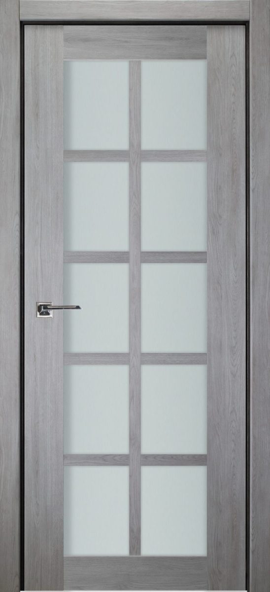 Italia 10-Lite French Interior Door Light Gray - Italia series French doors