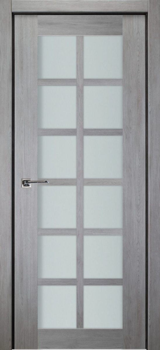 Italia 12-Lite French Interior Door Light Gray - Italia series French doors