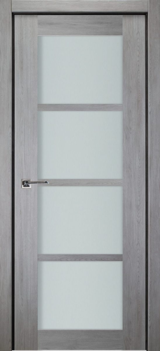 Italia 4-Lite  French Interior Door Light Gray - Italia series French doors