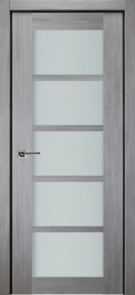 Italia 5-Lite French Interior Door Light Gray - Italia series French doors
