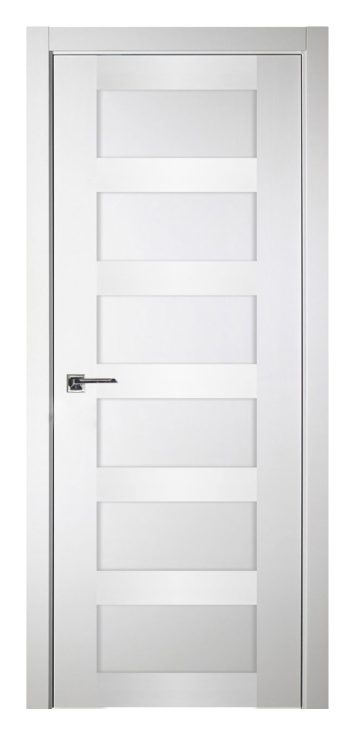 nova italia stile 6 lite alaskan white laminate interior door 0