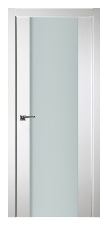 nova italia vetro 01 alaskan white laminate interior door 0