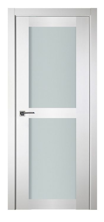 nova italia vetro 2 lite alaskan white laminate interior door 0