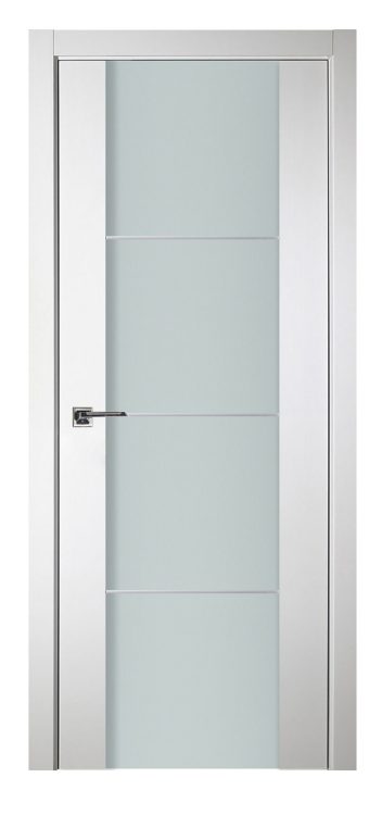 nova italia vetro 3h alaskan white laminate interior door 0