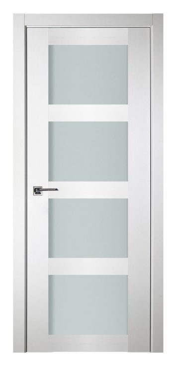 nova italia vetro 4 lite alaskan white laminate interior door 0