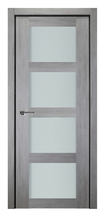 nova italia vetro 4 lite light grey laminate interior door 0