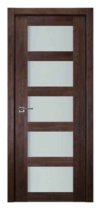 nova italia vetro 5 lite prestige brown laminate interior door 0