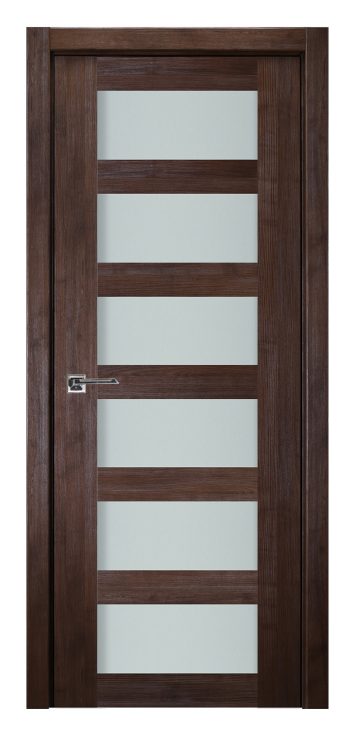 nova italia vetro 6 lite prestige brown laminate interior door 0