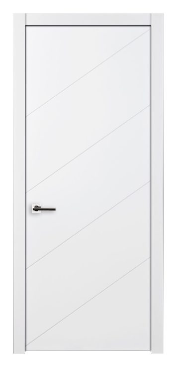 nova slant soft white laminated traditional interior door 0