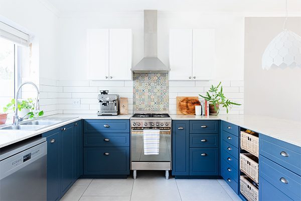 BLUE CABINETS